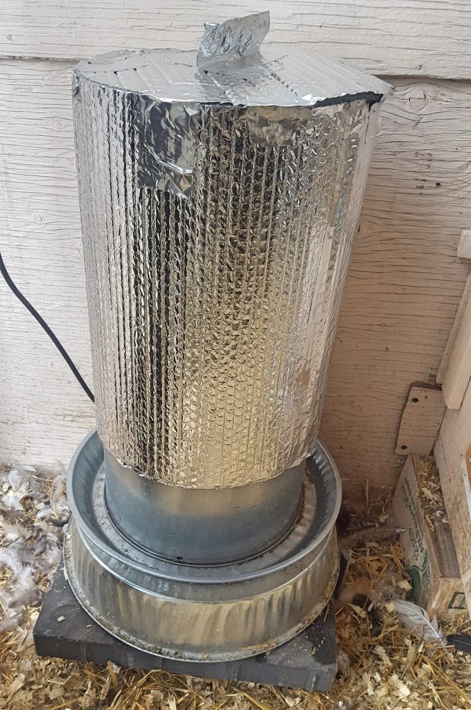 heated waterer and base